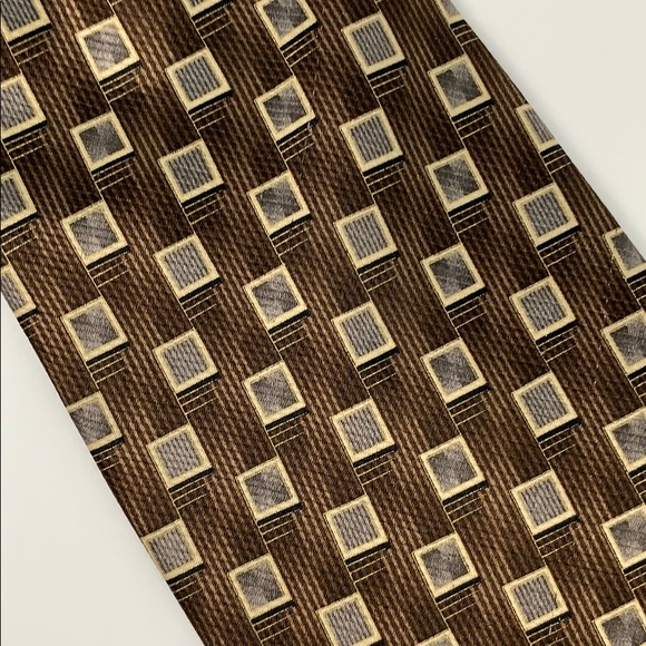 Salvatore Pellegrino Geometric Silk Tie 15PE - Picture 2 of 5